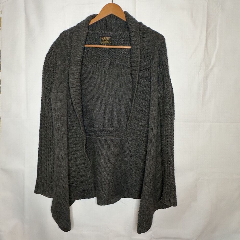 Burton Durable Goods Large Gray cardigan